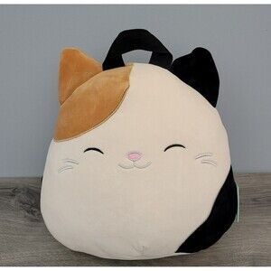 Kelly Toys‎ The Original Squishmallows Cam The Calico Cat Plush Mini Backpack